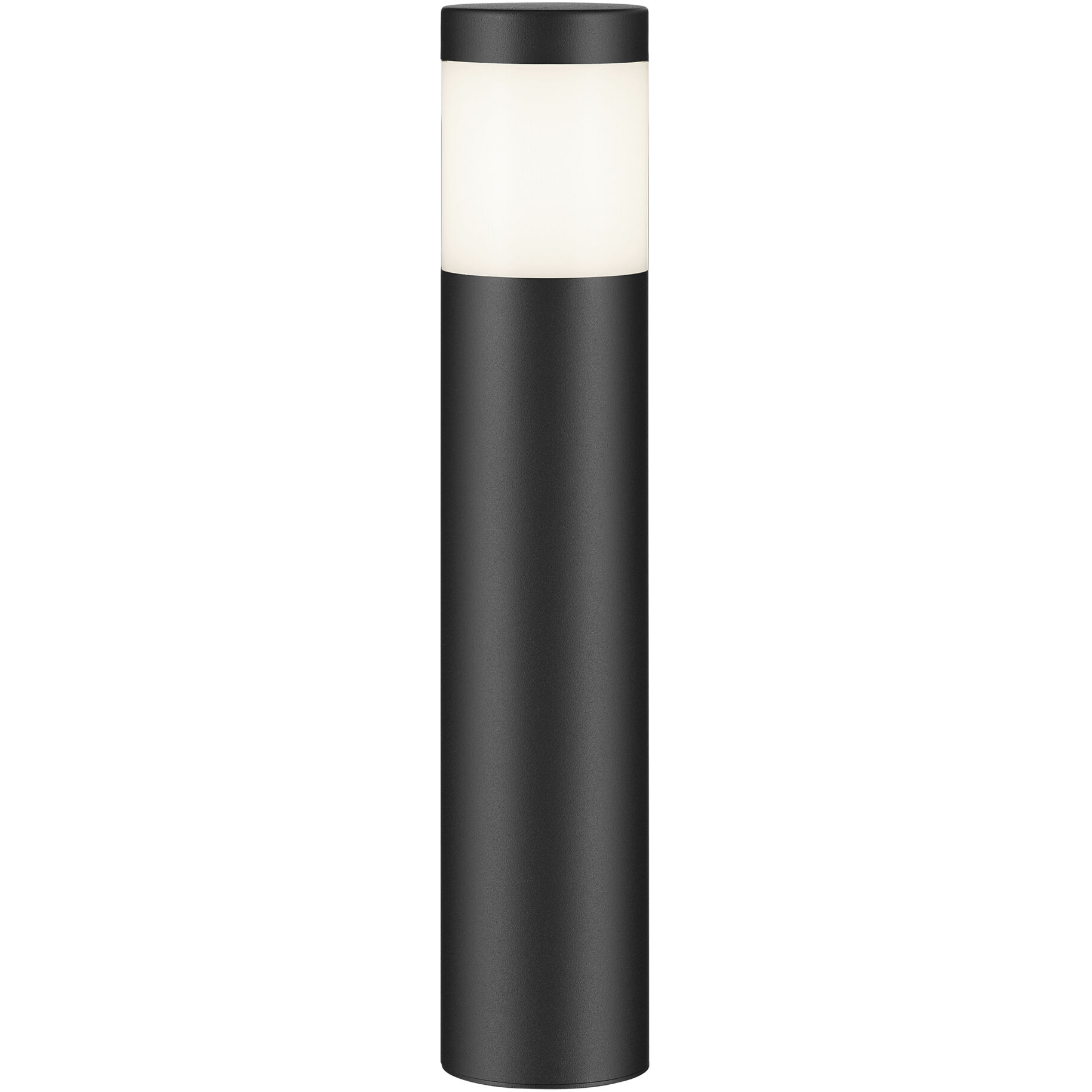Independence 12 AC/DC 2.75 watt Textured Black Round Bollard in 3000K